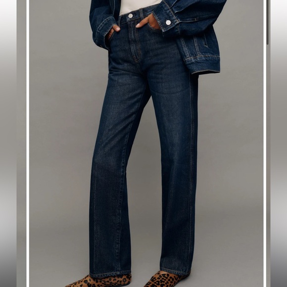 REFORMATION VAL MID RISE STRAIGHT JEANS - Picture 3 of 9